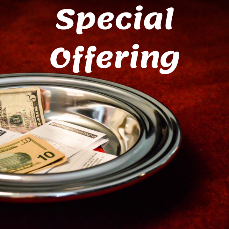 Special Offering – Batavia Covenant Church